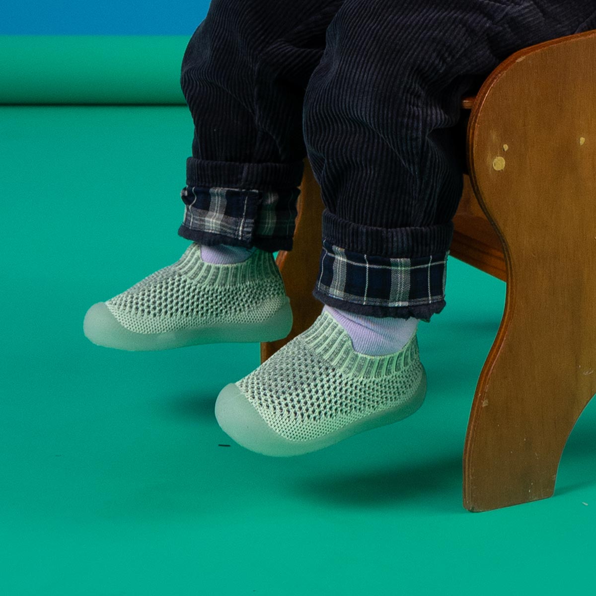 Kid's Sock 3PK - Blue Forest